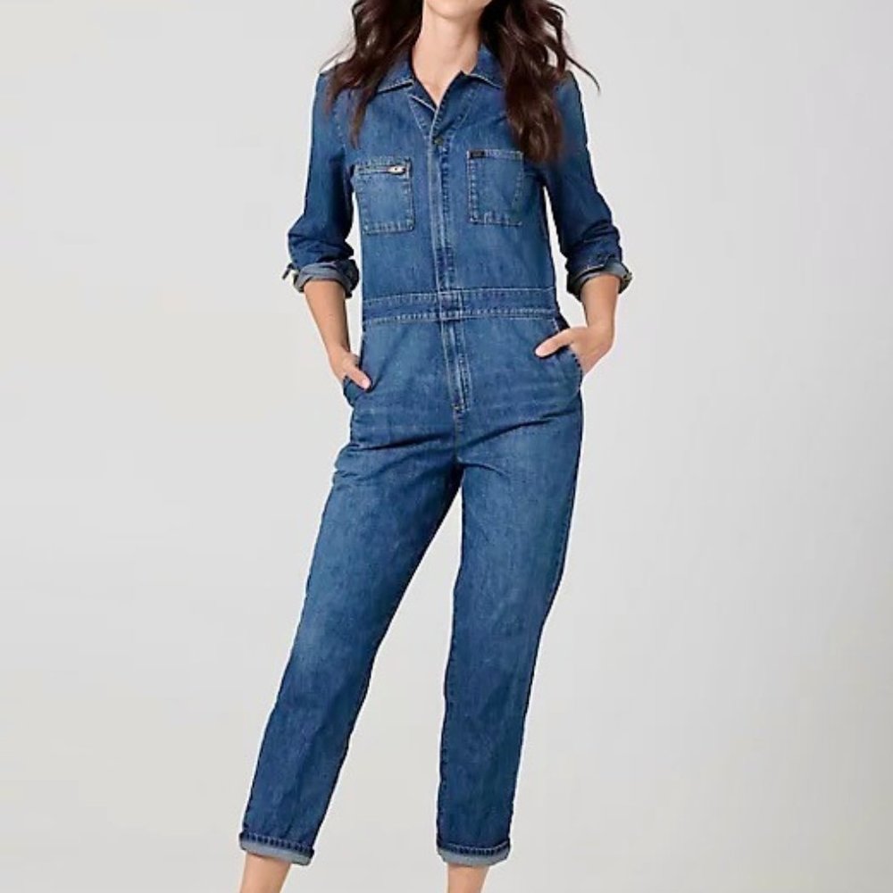 Lee Workwear Union-All Denim Mechanics Coverall Vintage Jumpsuit Size Large